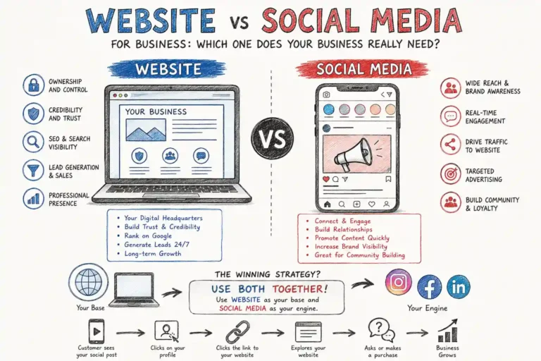Website for Small Business: Which Is Better—Website or Social Media?